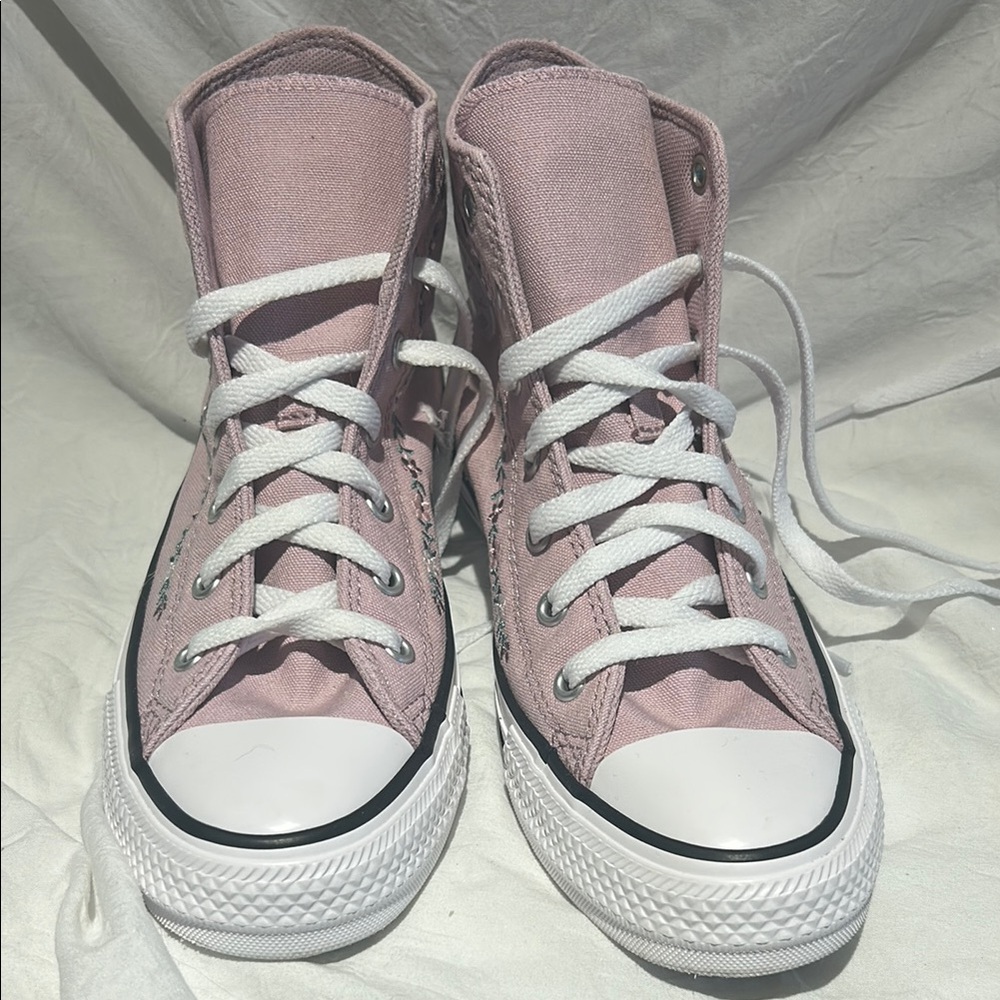 Converse Pink High-Top Athletic Shoes